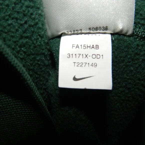 Nike Oregon Ducks Full Zip Therma Fit Hoodie Size S (KK-6) - Picture 5 of 6